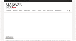 Desktop Screenshot of marwar.com